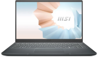 Ультрабук MSI Modern 14 B5M-244XRU Ryzen 5 5500U 16Gb SSD512Gb AMD Radeon 14" IPS FHD (1920x1080) noOS dk.grey WiFi BT Cam (9S7-14DL24-244)