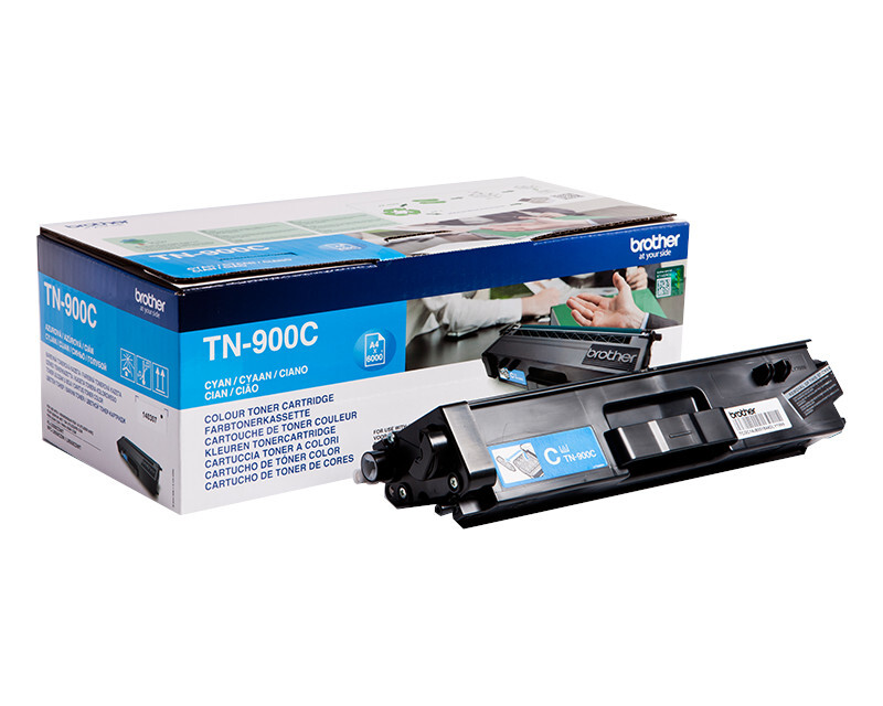 

Тонер-картридж голубой Brother TN900C