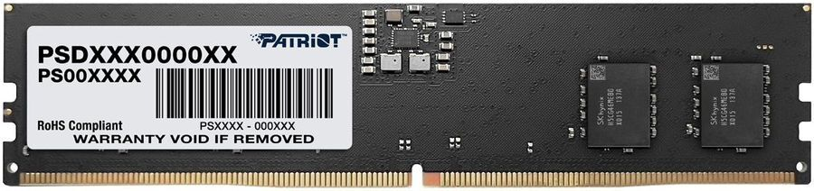 Оперативная память Patriot Desktop DDR5 5600МГц 8GB, PSD58G560041, RTL