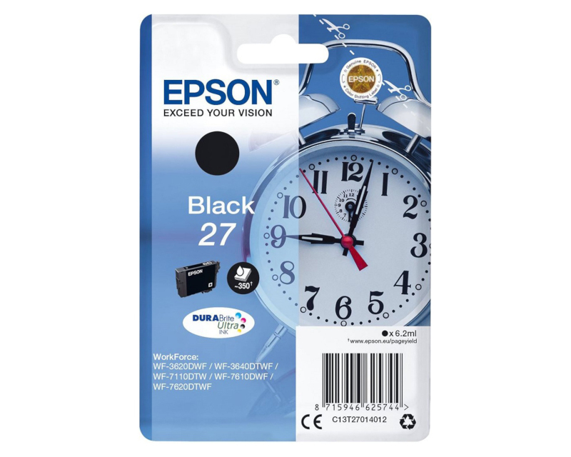

Картридж черный Epson C13T27014022