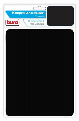 Buro Коврик для мыши BU-CLOTH BU-CLOTH/BLACK