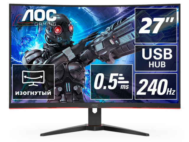 

Монитор AOC C27G2ZU 27.0-inch черный