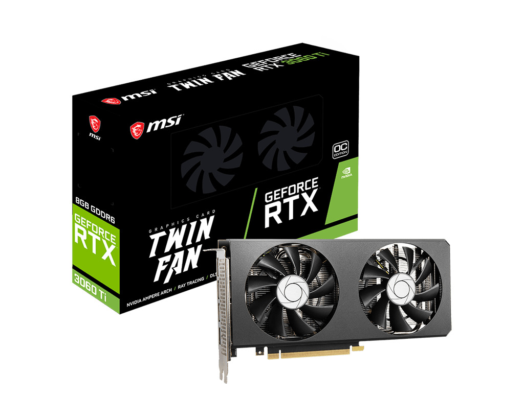 

Видеокарта MSI GeForce RTX 3060 Ti 8 Б Retail