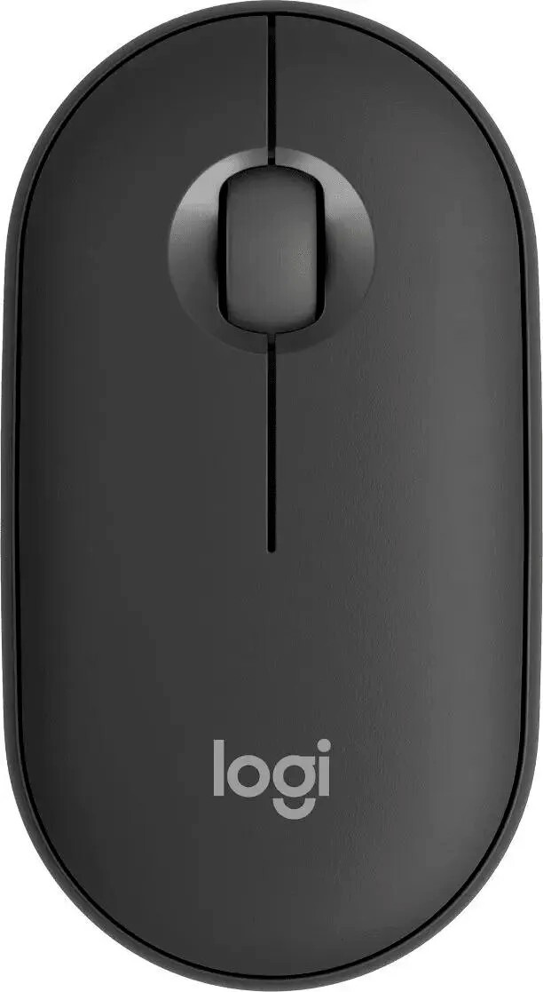 Мышь Logitech Pebble M350S графитовый оптическая (1000dpi) silent беспроводная BT/Radio USB (2but) Logitech - фото 1