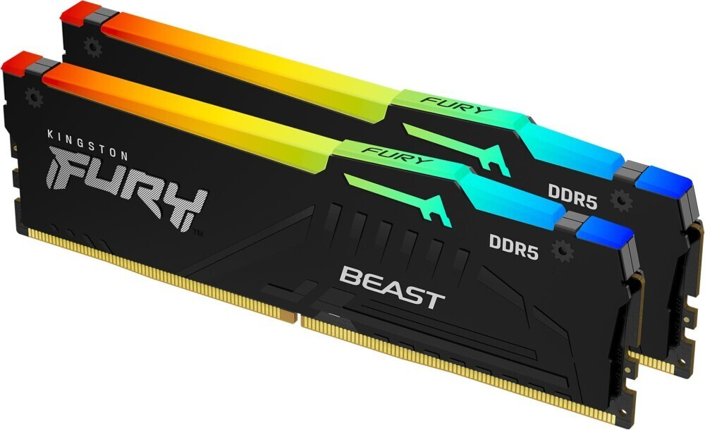 

Оперативная память Kingston FURY Beast Black RGB EXPO KF552C36BBEAK2-64