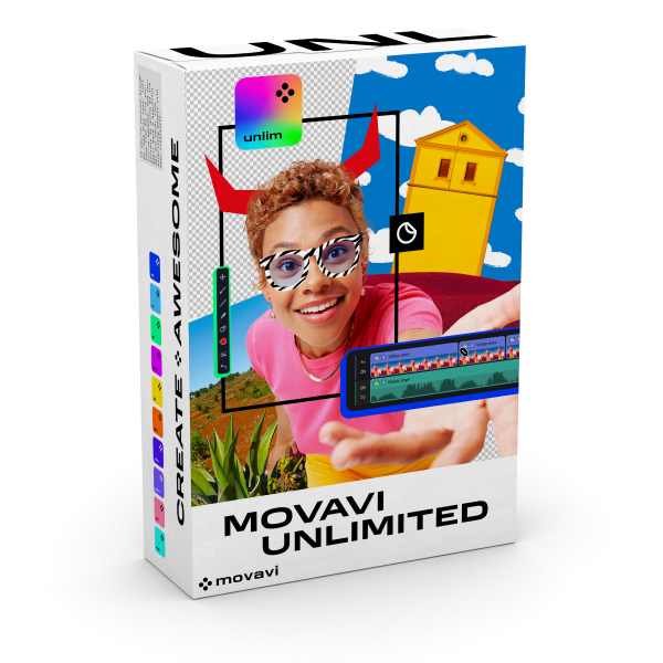 Movavi Unlimited для Мас 1 Персональная, подписка 1 год MOVAVI - фото 1