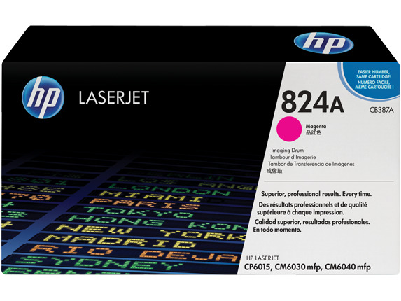 Картридж HP CB387A (барабан) для принтеров Color LaserJet 6015/6030/6040. Пурпурный. 35000 страниц. HP Inc. - фото 1