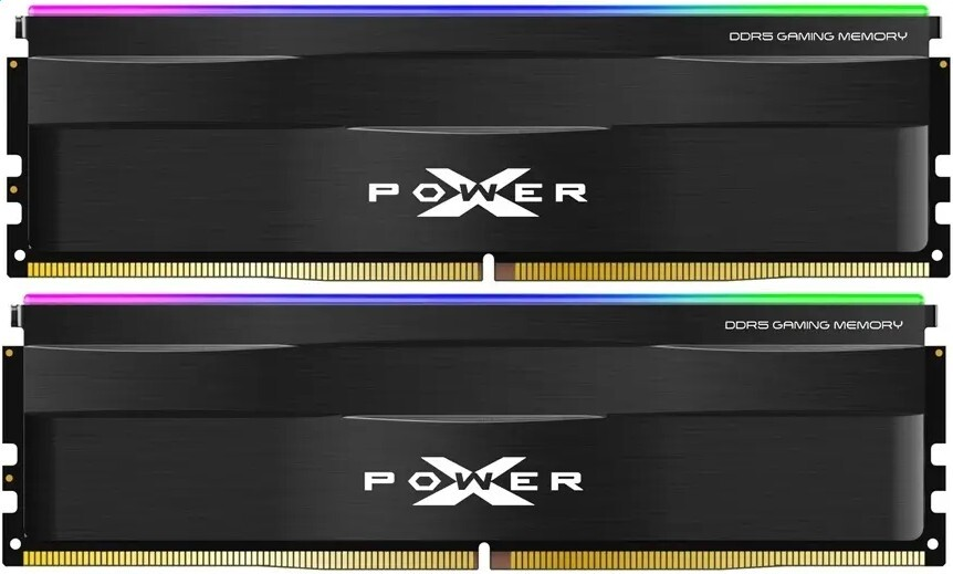 Память DDR5 2x16GB 5200MHz Silicon Power SP032GXLWU520FDF Xpower Zenith RTL PC5-44800 CL38 DIMM 288-pin 1.25В kit single rank Ret Silicon Power - фото 1