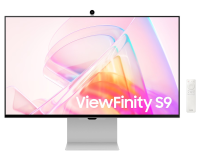 Samsung 27" ViewFinity S9 S27C902PAI IPS LED 16:9 5120x2880x60Hz 5ms 600cd 1000:1 178 / 178 1,07 млрд mini DP; TB 4 (90W); USB3.0 x3; WiFi5; BT4.2;WCam;2x5W;VESA;Tilt;HAS;Piv;Sil