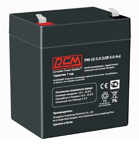 Сменная батарея для ИБП Powercom PM-12-5.0