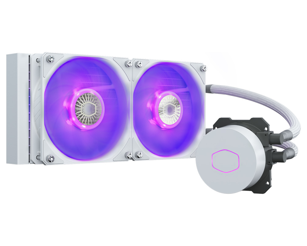 Кулер Процессорный Cooler Master CPU Liquid cooler MasterLiquid ML240L V2 RGB White Edition