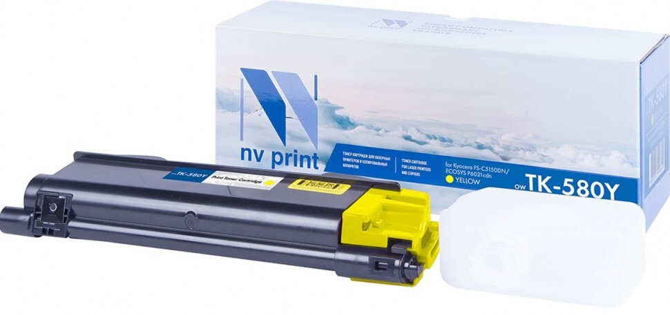 

Картридж желтый NVPrint Kyocera, NV-TK580Y