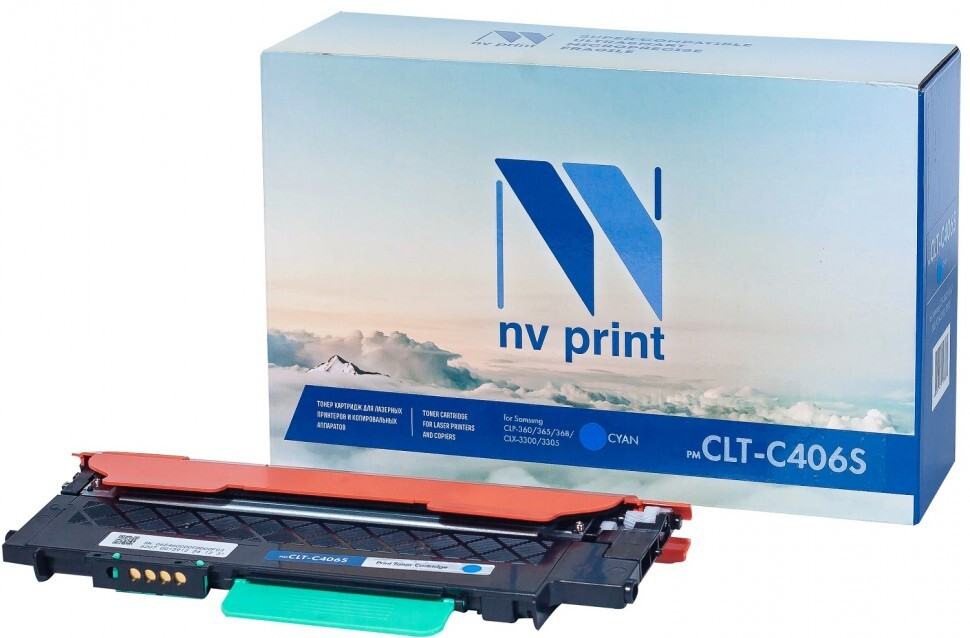 

Картридж голубой NVPrint Samsung, NV-CLTC406SC