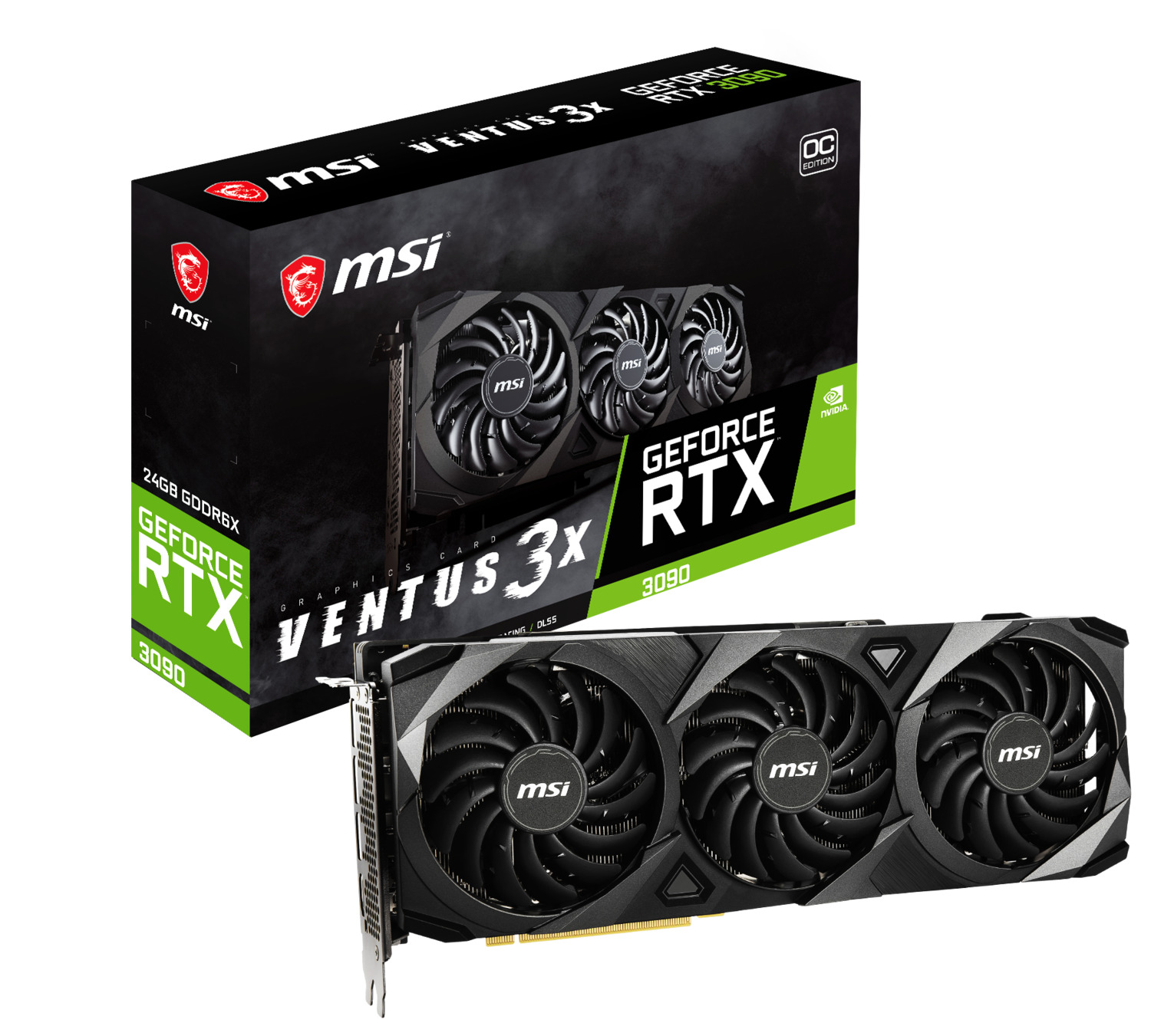 

Видеокарта MSI GeForce RTX 3090 24 Б Retail