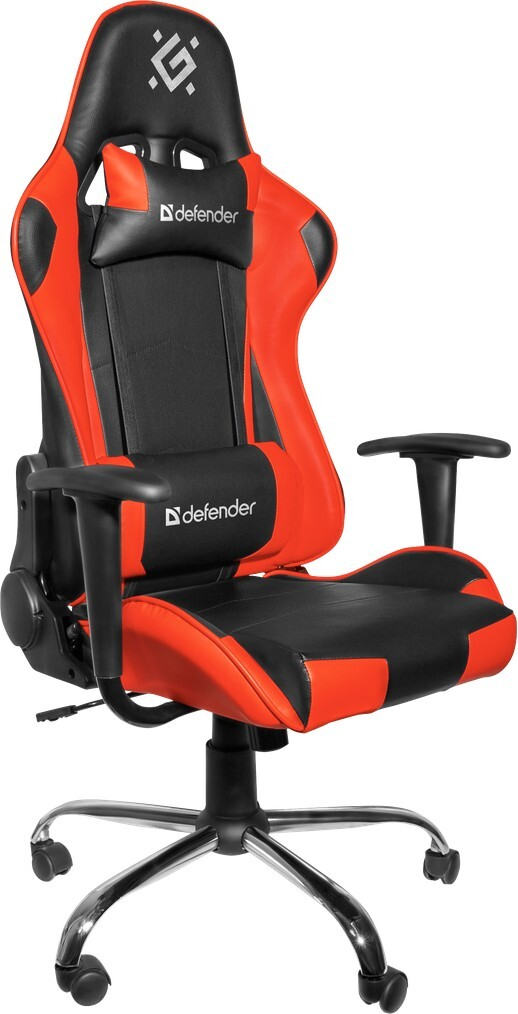 Игровое кресло Azgard Черный/Красный,полиуретан,60мм DEFENDER Defender - фото 1