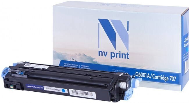 Картридж голубой NVPrint Color LaserJet, NV-Q6001A/707C