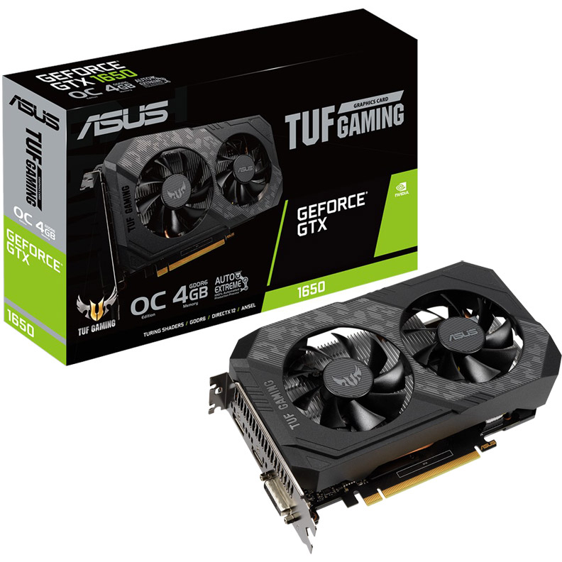 

Видеокарта ASUS GeForce GTX 1650 4 Б Retail