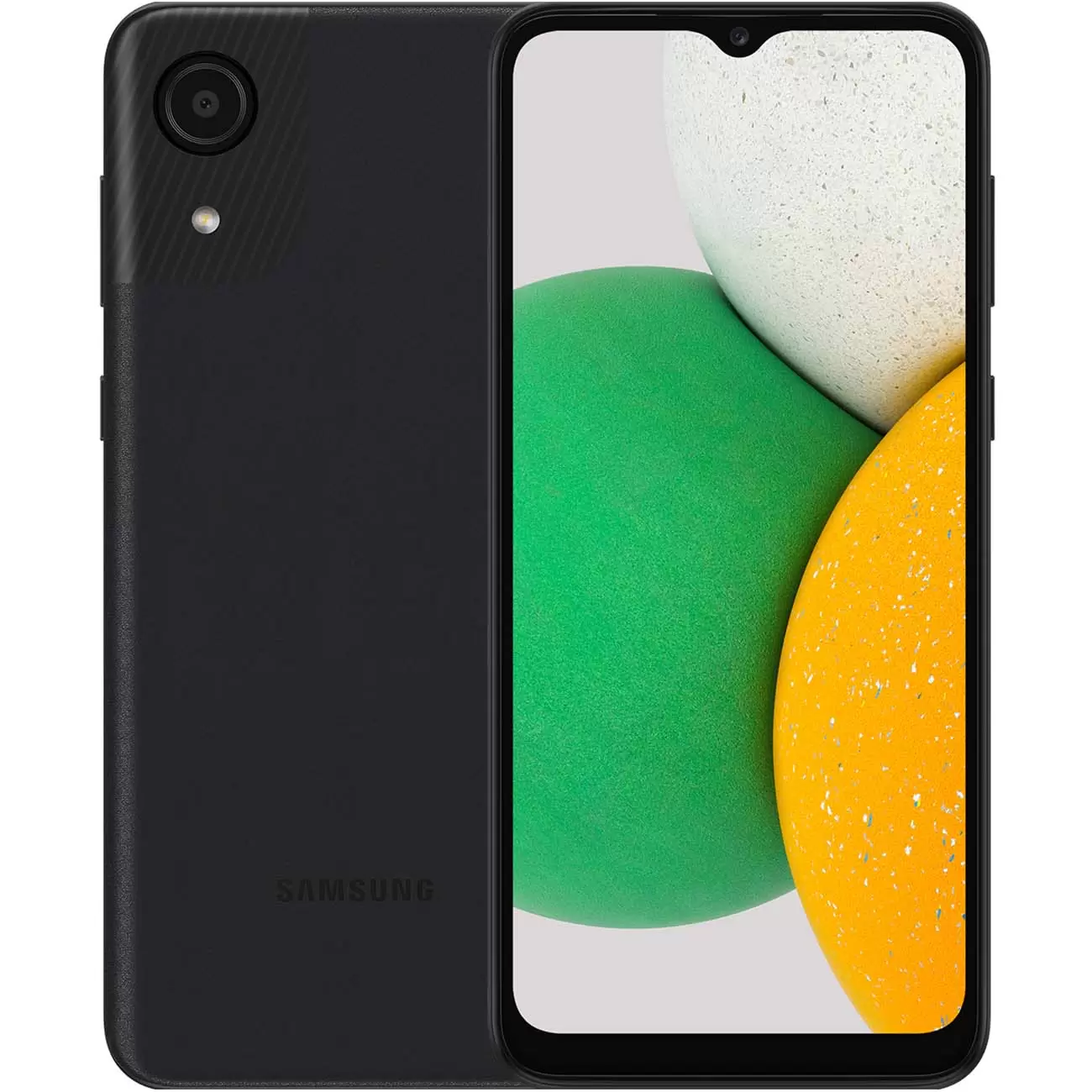 Смартфон Samsung Galaxy A03 SM-A032F 32 ГБ черный Samsung - фото 1