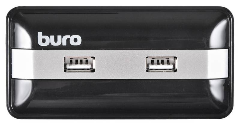 Разветвитель USB 2.0 Buro BU-HUB7-U2.0 7порт. черный Buro - фото 1