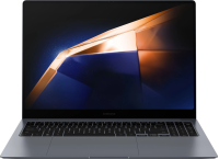 ноутбук /  Samsung Galaxy Book4 Ultra 16&quot;(2880x1800 AMOLED) / Touch / Intel Core Ultra 7 155H(1.4Ghz) / 16384Mb / 1024PCISSDGb / noDVD / Ext:nVidia GeForce RTX4050(6144Mb) /  / Cam / BT / WiFi / 76WHr / war 1y / 1.86kg / Moonstone Gray / Win11Home + 