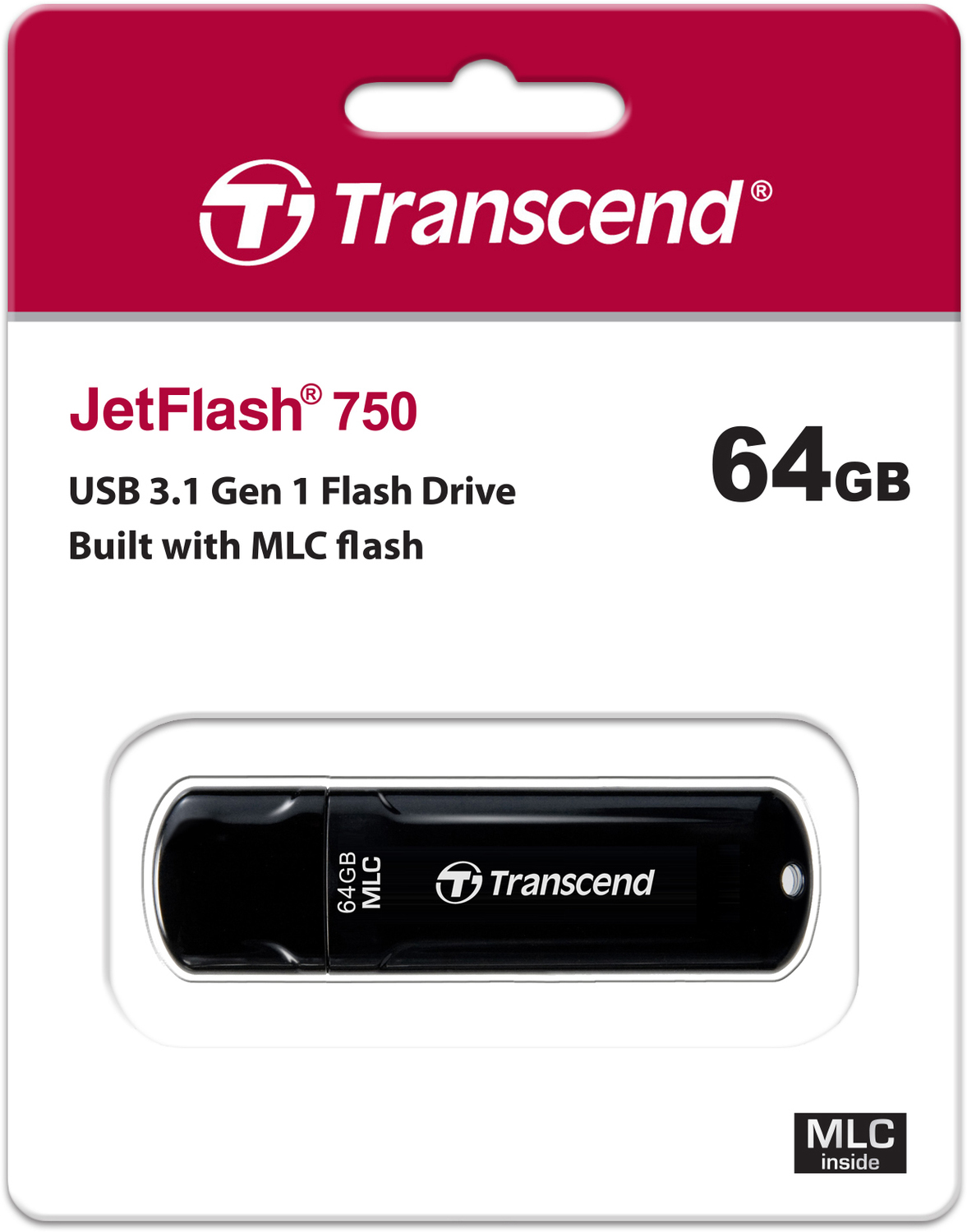 Флешка TRANSCEND JETFLASH 750 64GB