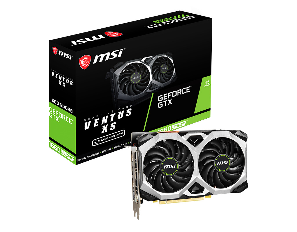 Видеокарта MSI GeForce GTX 1660 SUPER