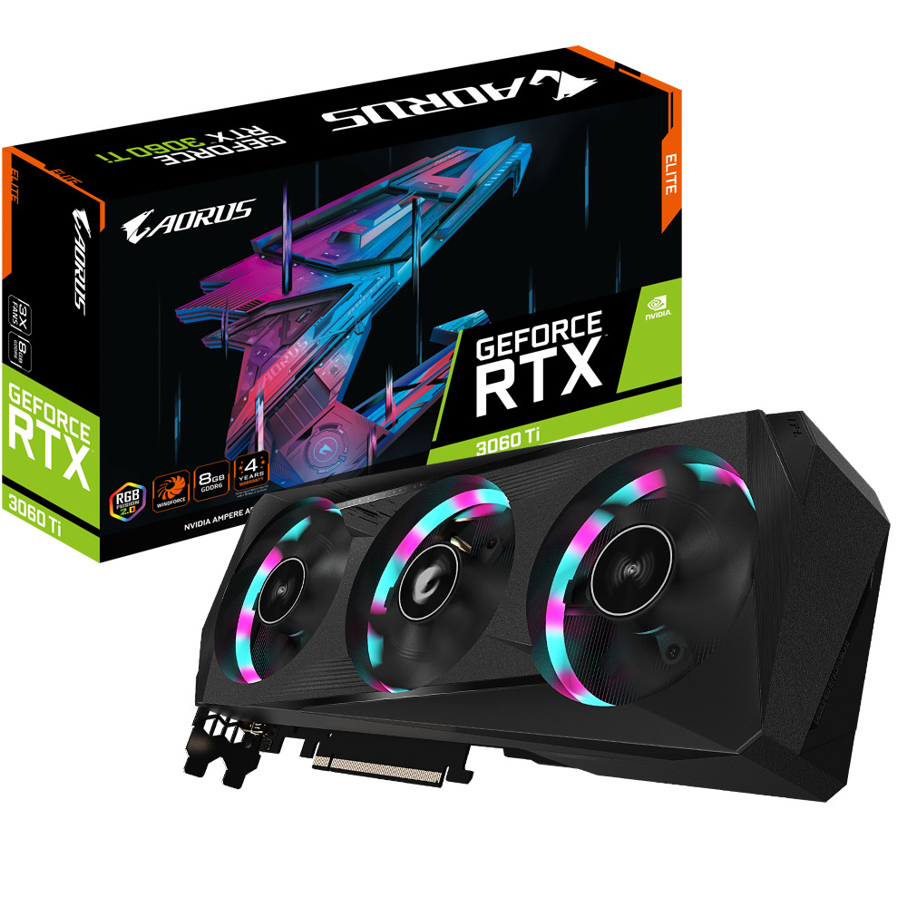 

Видеокарта Gigabyte GeForce RTX 3060 Ti 8 Б Retail