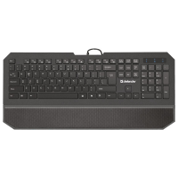 Defender Проводная клавиатура Oscar SM-600 Pro RU,черный,полноразмерная USB