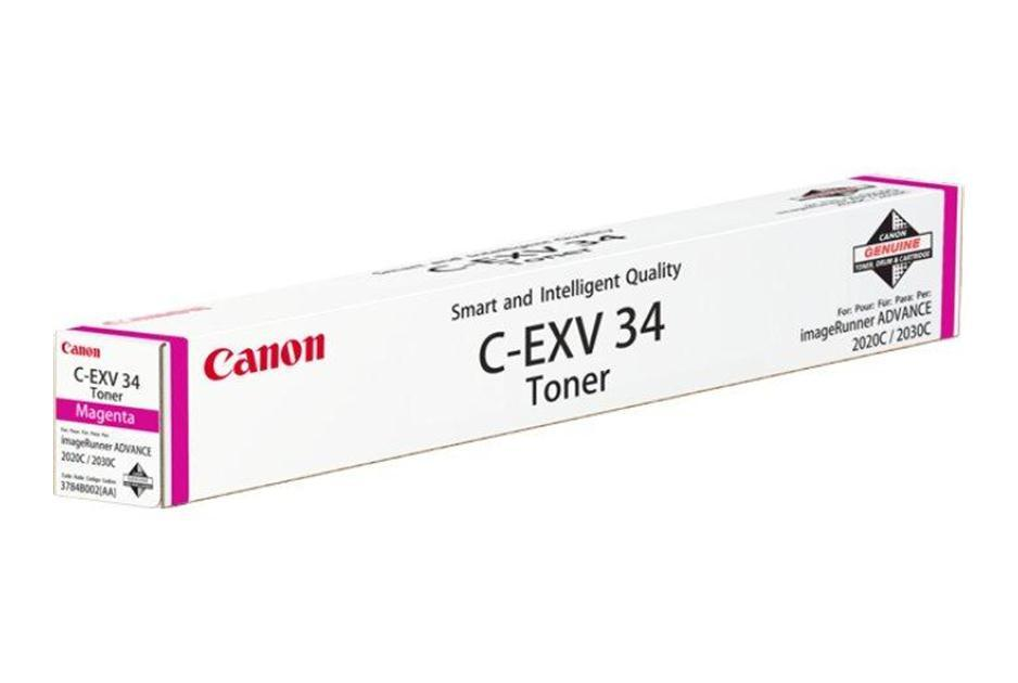 Тонер-картридж Canon C-EXV34M для iR C9060/C9065/C9070. Пурпурный. 16000 страниц. Canon - фото 1