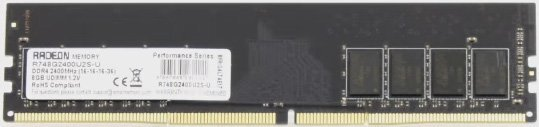 Оперативная память AMD Desktop DDR4 2400МГц 8Gb, R748G2400U2S-U