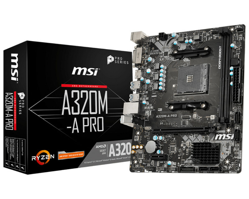 

Материнская плата MSI AMD A320 A320M-A PRO