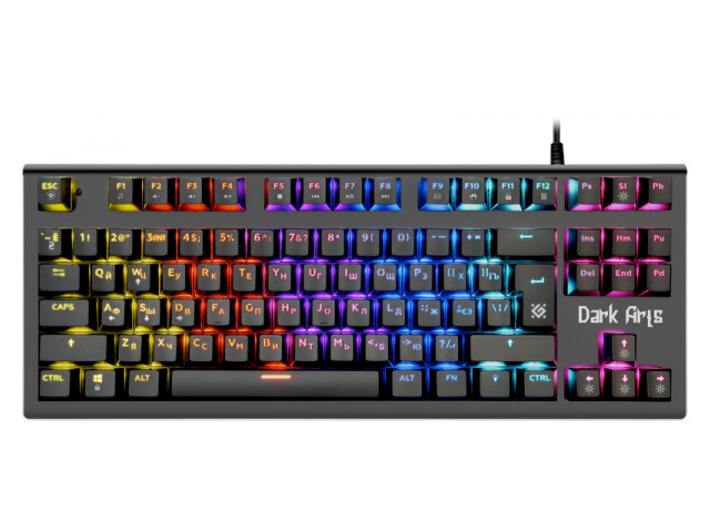 Клавиатура Defender Dark Arts GK-375 45375, цвет черный