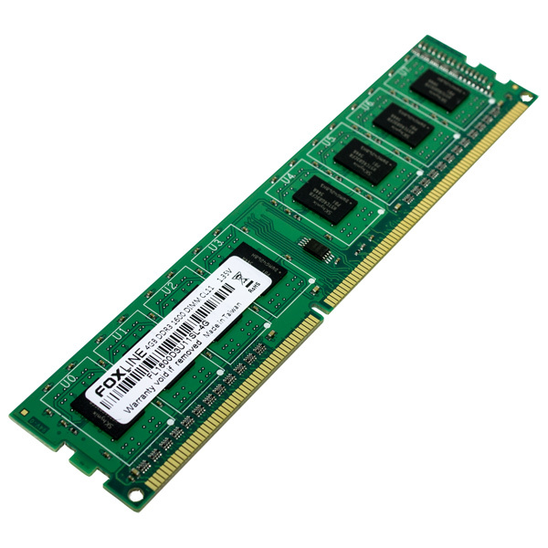   Foxline Desktop DDR3 1600 4GB, FL1600D3U11SL-4G, RTL