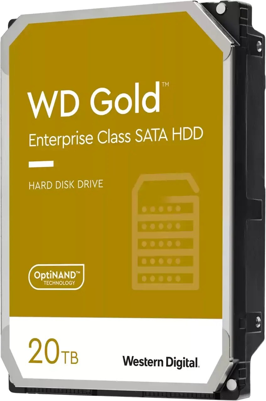 

Жесткий диск Western Digital Gold 3.5 20TB 7.2K SATA3
