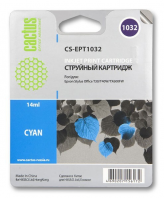 Картридж голубой Cactus CS-EPT1032