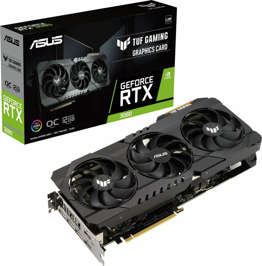

Видеокарта ASUS GeForce RTX 3080 12 Б Retail
