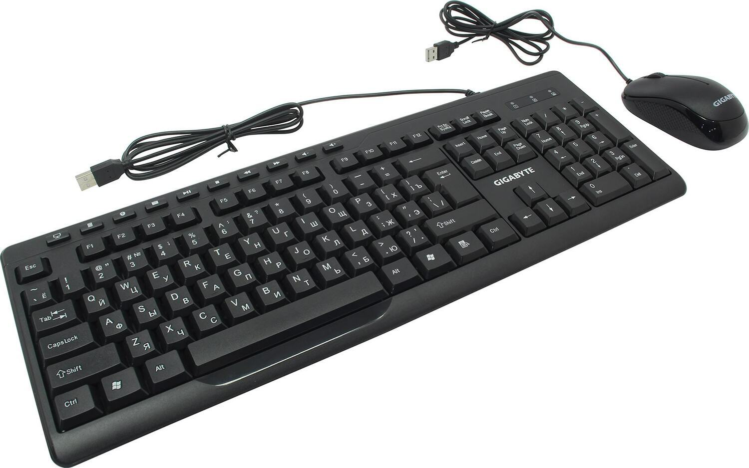 Комплект клавиатура и мышь Gigabyte GK-KM6300 RU  комплект клавиатура + мышь, проводные (USB, 1.5м), 1000dpi, {20} (551179) комплект клавиатура + мышь, проводные (USB, 1.5м), 1000dpi, (20) (551179) Gigabyte