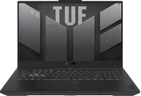 Ноутбук Asus TUF Gaming F17 FX707ZC4-HX095 Core i5 12500H 16Gb SSD512Gb NVIDIA GeForce RTX 3050 4Gb 17.3" IPS FHD (1920x1080) noOS grey WiFi BT Cam (90NR0GX1-M006F0)
