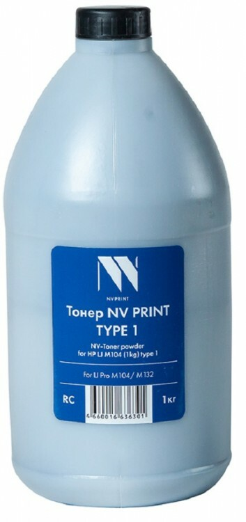 

Тонер черный NVPrint для HP, NV-HP LJ M104 (1кг)type1