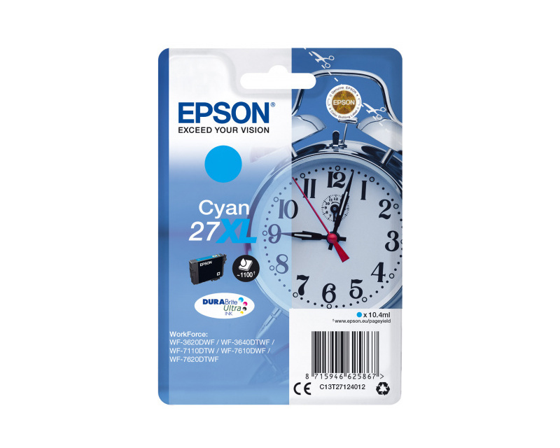 

Картридж голубой Epson C13T27124022