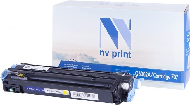 

Картридж желтый NVPrint Color LaserJet, NV-Q6002A/707Y