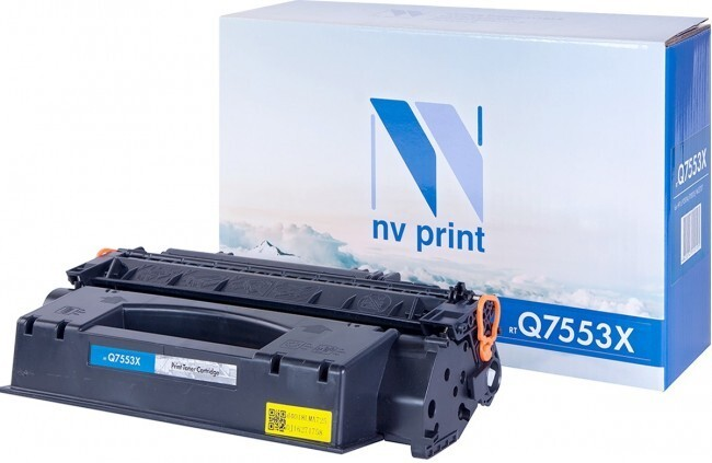 Картридж черный NVPrint LaserJet, NV-Q7553X