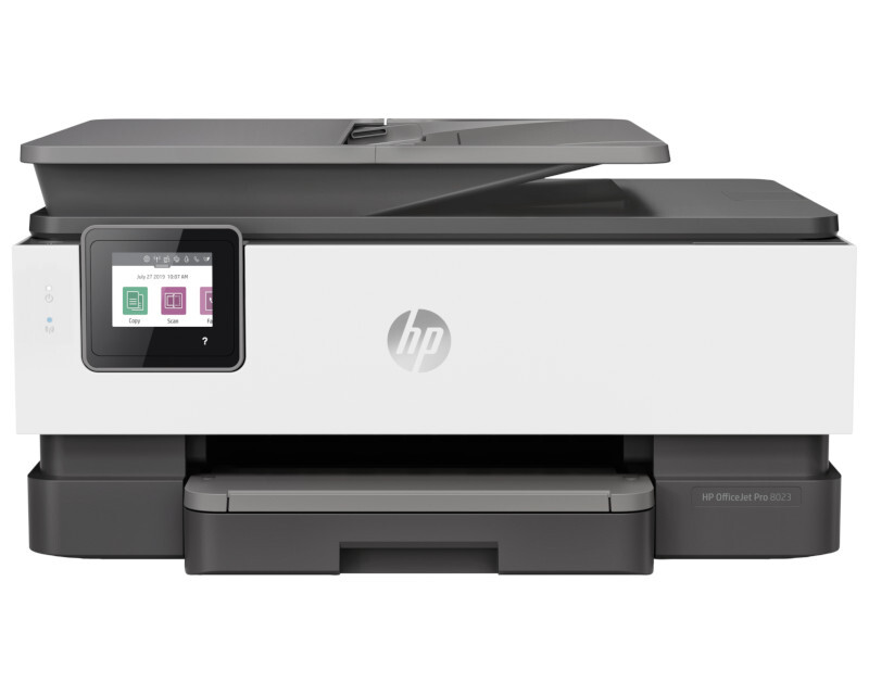 МФУ струйный HP OfficeJet 8023, A4, цветной, струйный, черный [1kr64b] HP Inc. - фото 1