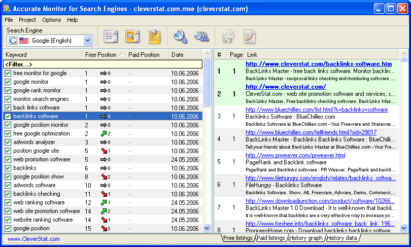 Accurate Monitor for Search Engines 2.8 Пивоваров Дмитрий - фото 1
