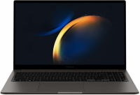 Galaxy Book3 15.6&quot;(1920x1080 IPS (матовый))/Intel Core i7 1355U(1.7Ghz)/16384Mb/512PCISSDGb/noDVD/Int:Intel Iris Xe Graphics/Cam/BT/WiFi/54WHr/war 1y/1.57kg/Graphite/Win11Home + Eng kbd 3 pin