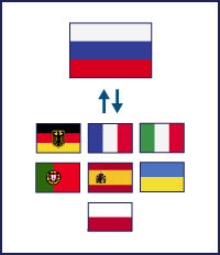 Дополнительные языки для переводчиков PROMT Master NMT и PROMT Expert NMT (Европейский пакет) Европейский пакет PROMT