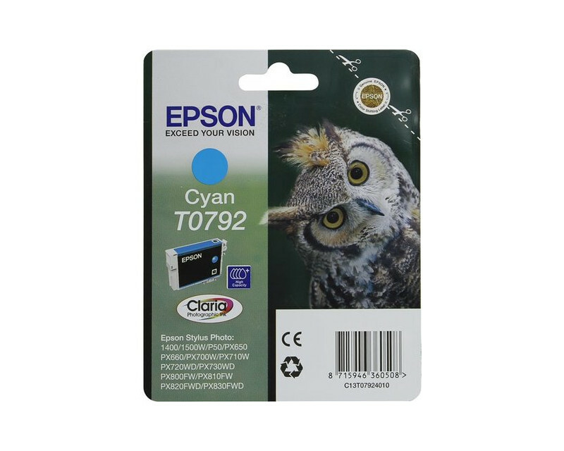 

Картридж голубой Epson C13T07924010