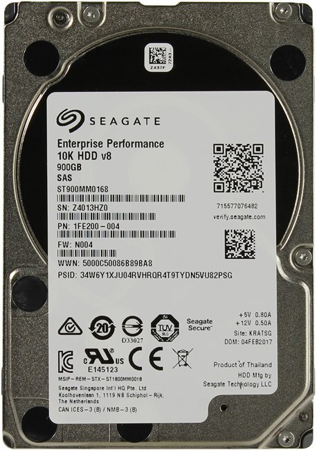   SEAGATE Server HDD 2.5  900GB 10K SAS 12Gb/s