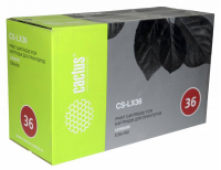 Тонер-картридж черный Cactus CS-LX36