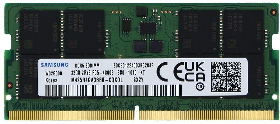 

Оперативная память Samsung Laptop DDR5 4800МГц 32GB, M425R4GA3BB0-CQK